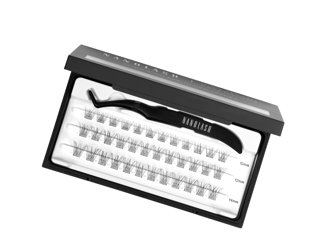 forhåndslimte vippeklaser nanolash