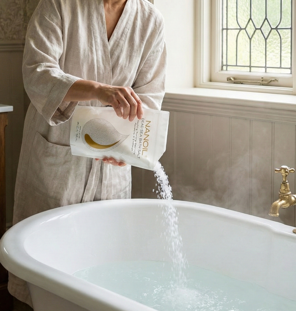 nanoil badesalt til badekar